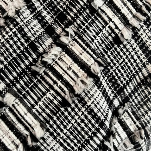 Escada Black and White Checkered Midi Dress size 34 - Picture 15 of 15